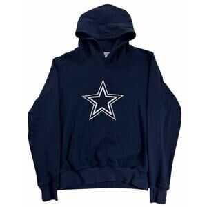 Women's Dallas Cowboys Sequin Hoodie Victoria's Secret Pink Medium Sweatshirt